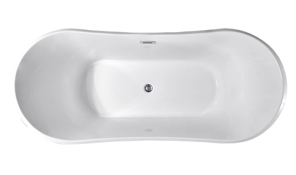tapered modern bathtub, minimalist freestanding design tapered modern bathtub, minimalist freestanding design