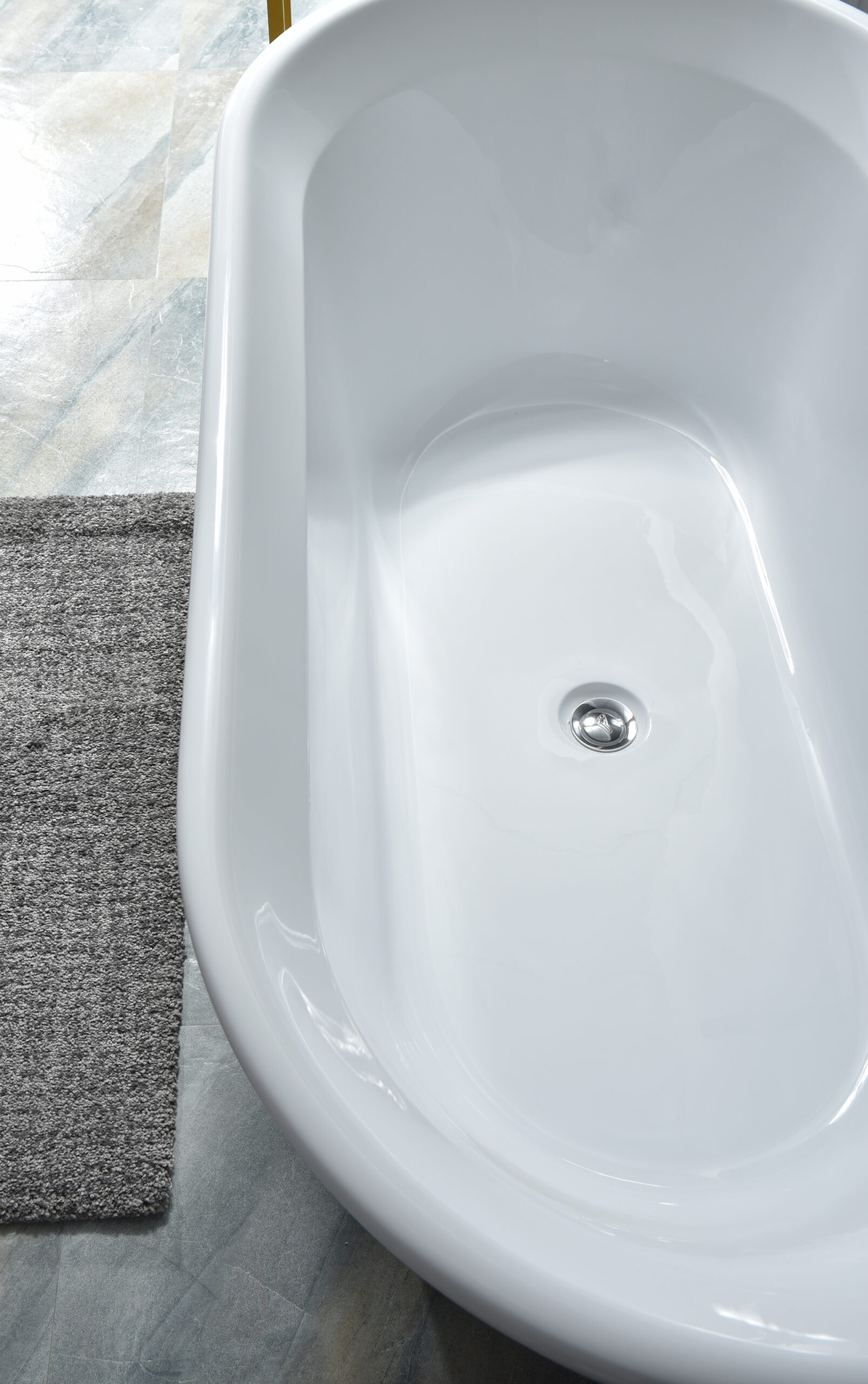 modern oval freestanding bathtub, sleek minimalist design modern oval freestanding bathtub, sleek minimalist design