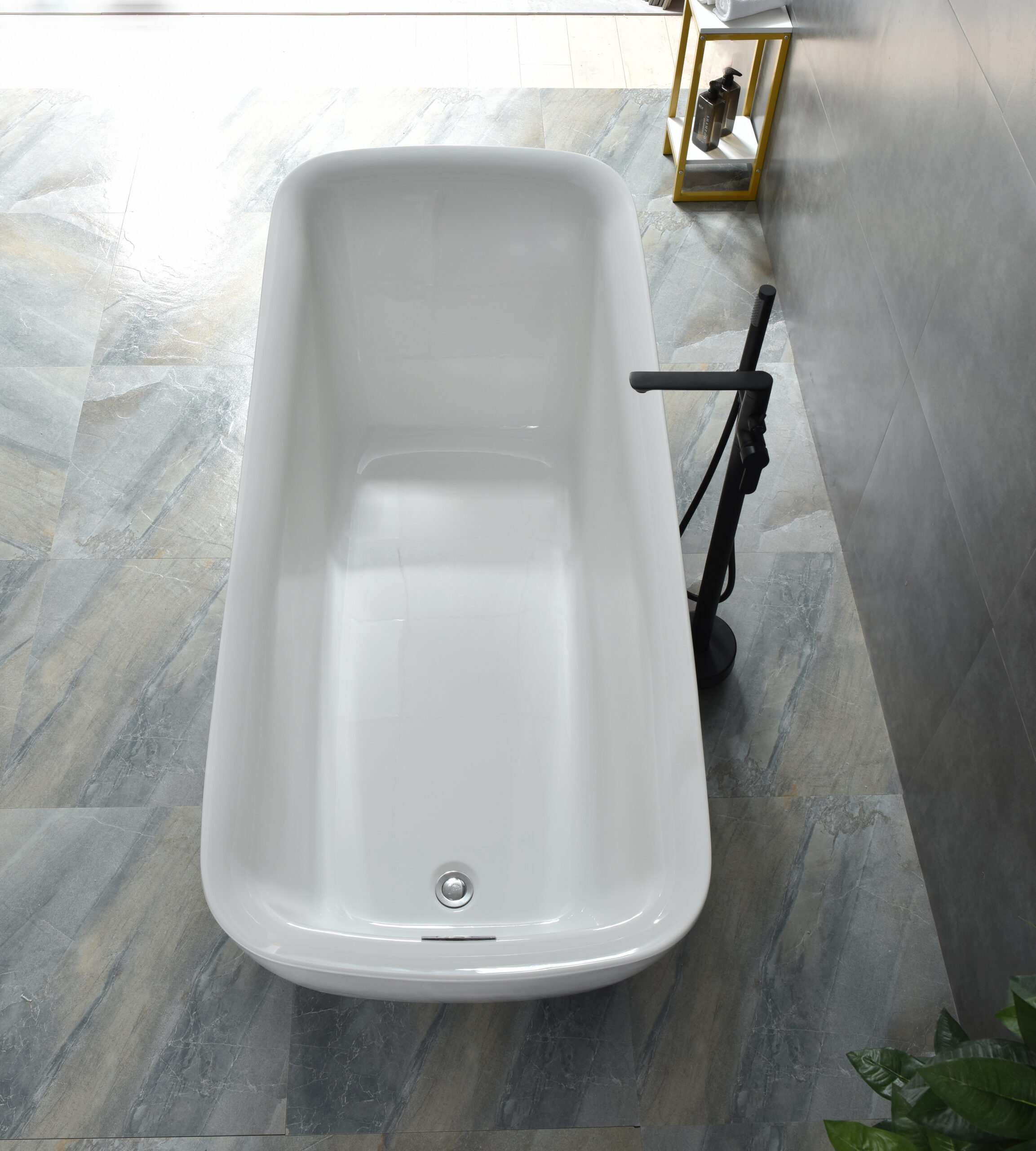 modern asymmetric freestanding tub, angled front design modern asymmetric freestanding tub, angled front design