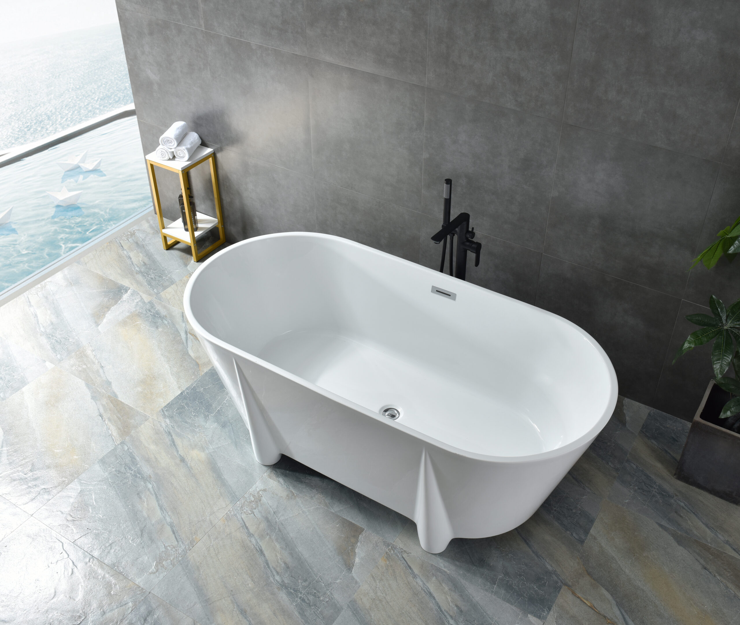 sculptural asymmetric freestanding tub, modern hem stylebase design sculptural asymmetric freestanding tub, modern hem stylebase design