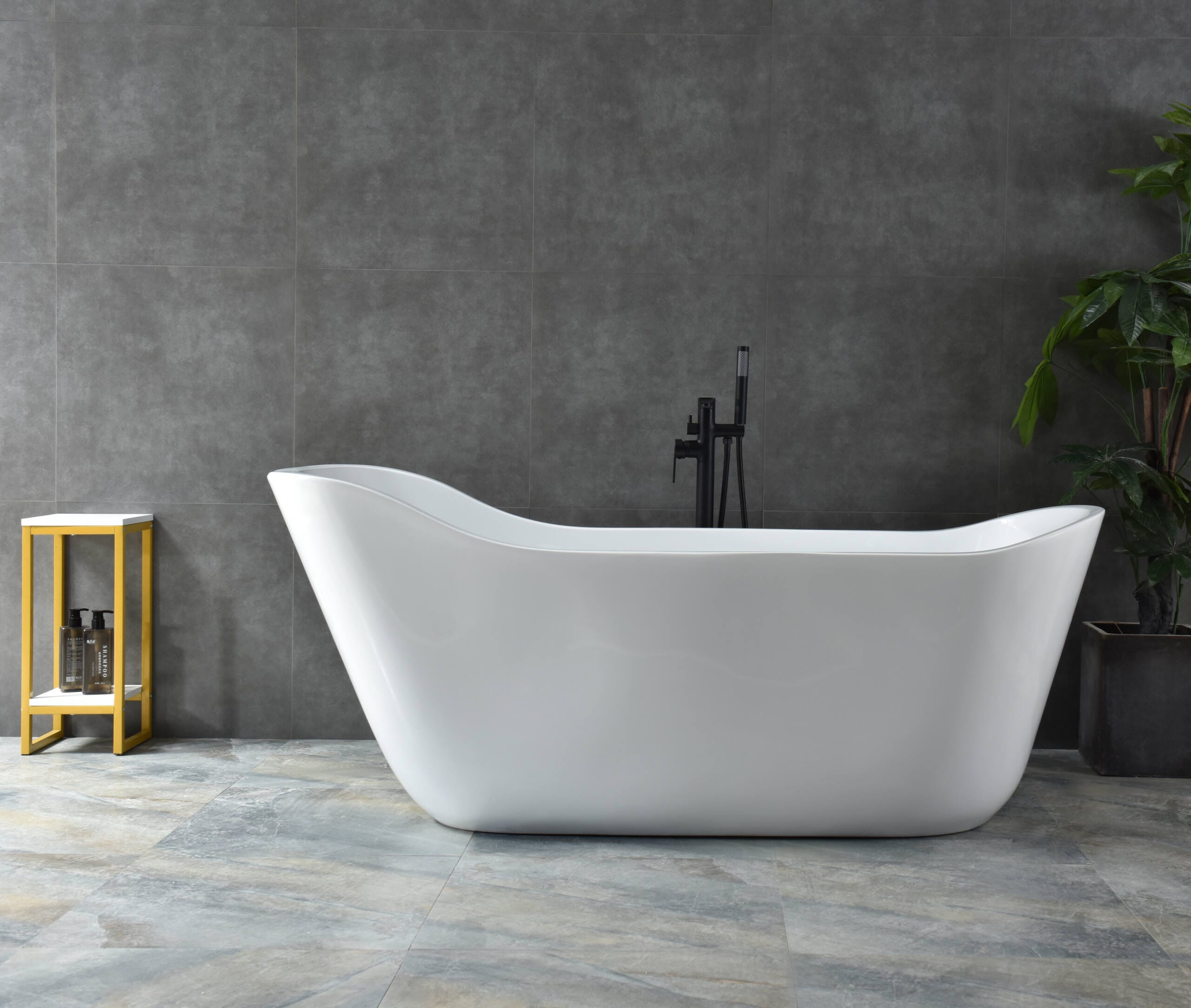 modern asymmetric freestanding tub, curved waisted design modern asymmetric freestanding tub, curved waisted design