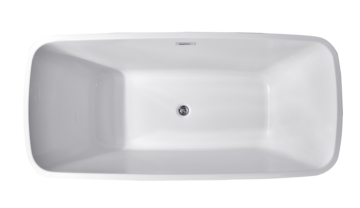 modern rectangular freestanding tub, tapered corner design modern rectangular freestanding tub, tapered corner design