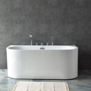 modern zen: the freestanding oval rectangular bathtub