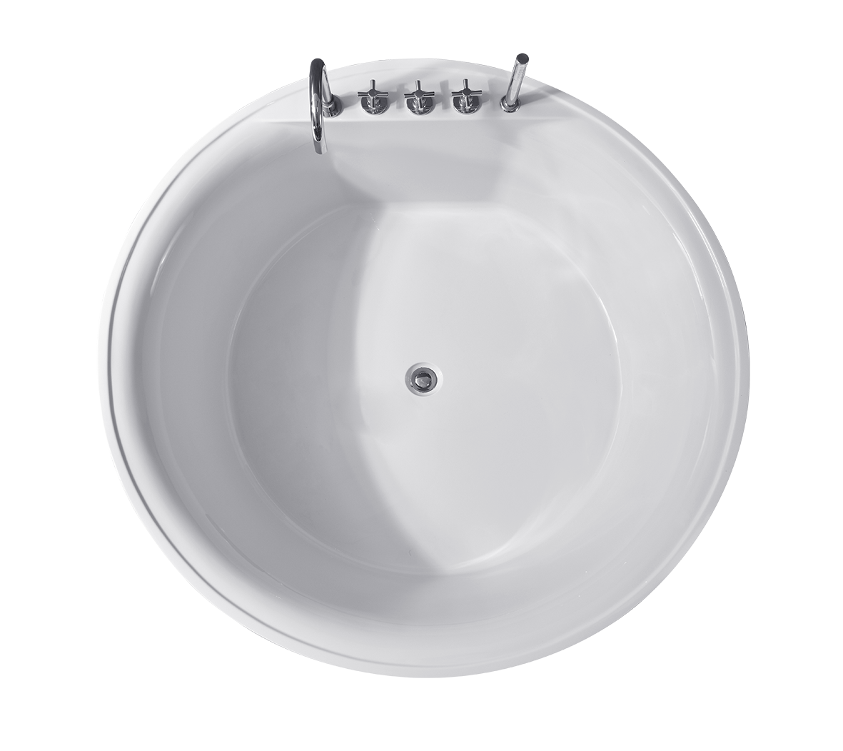 the ultimate spa escape: freestanding round bathtub the ultimate spa escape: freestanding round bathtub