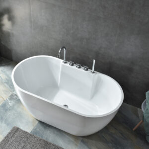 elevate your sanctuary: the freestanding oval bathtub