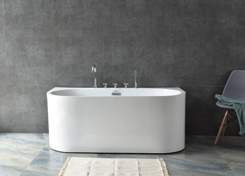 modern zen: the freestanding oval rectangular bathtub